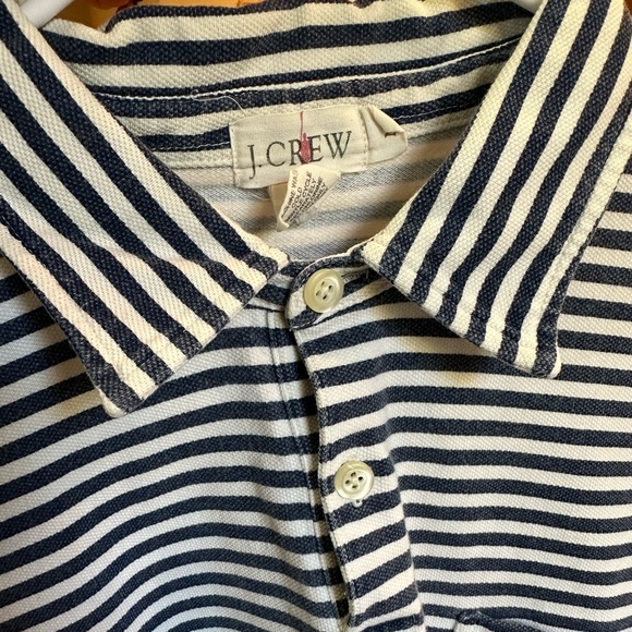 Vintage J. Crew Oarsman Striped Polo Size Medium - Picture 4 of 7